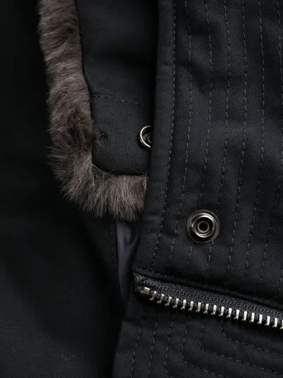 Woolrich Boulder Parka Coat In Blue