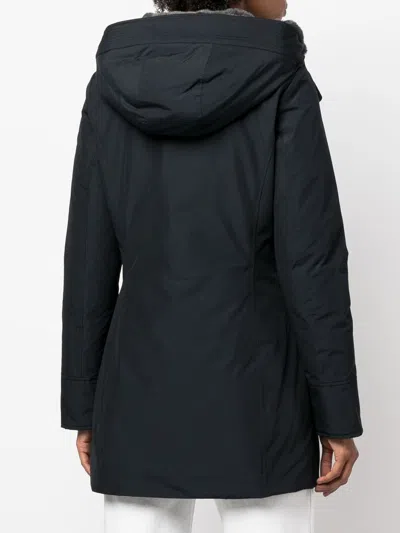 Woolrich Boulder Parka Coat In Blue