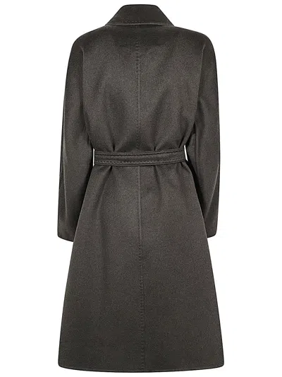 Max Mara Cashmere Coat In Multi