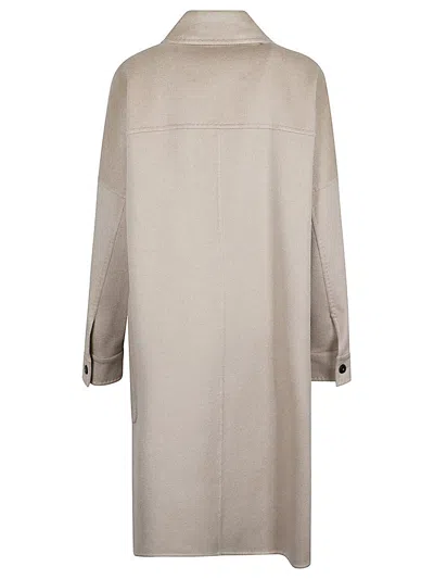 Max Mara Cashmere Coat In Multi