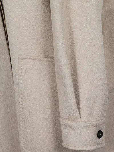 Max Mara Cashmere Coat In Multi