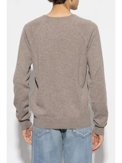 Saint Laurent Cassandre Cashmere Sweater In Multi