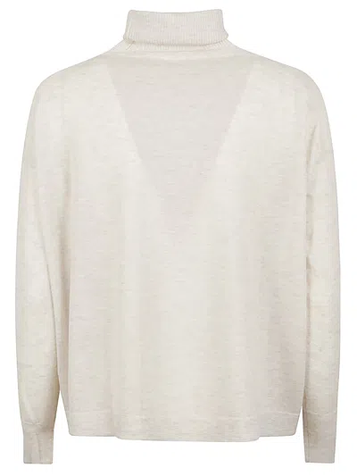 Ct Plage Cashmere High-neck Sweater In Neutral