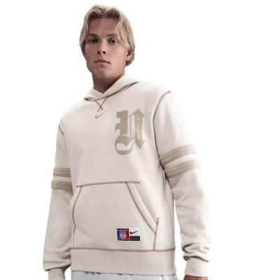 Nike Club Mens Long Sleeve Fleece Active Hoodie In Neutral