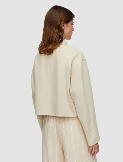 Joseph Gerrard Light Double Face Wool Jacket In Sand