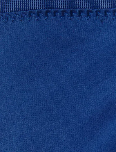 Joseph Isaak Long Silk Satin Skirt In Blue