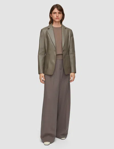 Joseph Forest Wool Voile Trousers In Multi