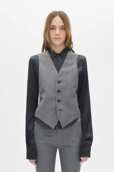 Ann Demeulemeester Stanse Classic Waistcoat In Multi
