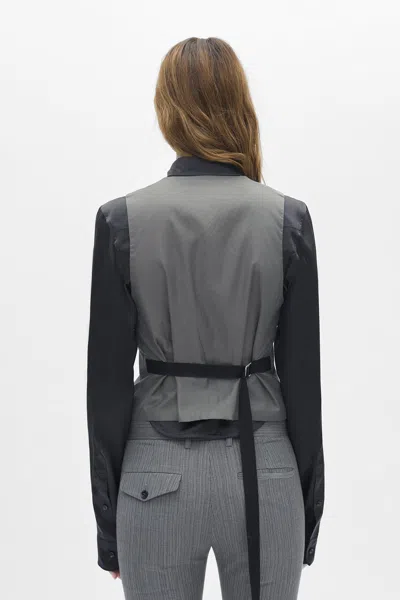 Ann Demeulemeester Stanse Classic Waistcoat In Multi