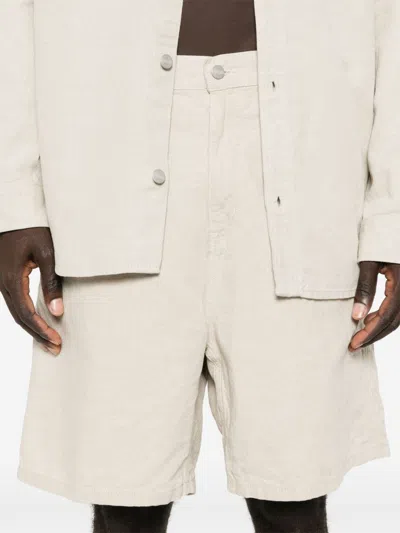 Carhartt Wip Pre Cotton Blend Shorts In Neutral