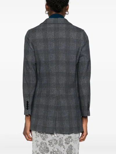 Circolo 1901 Cotton Double-breasted Jacket In Multi