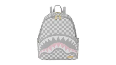 Pre-owned Sprayground Knit Sharks In Paris In Cream Savage Backpack In Multi