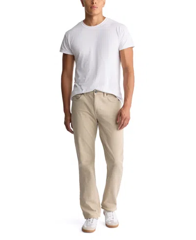 Buffalo David Bitton Straight Six Men's Freedom Flex Pants In Neutral