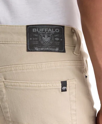 Buffalo David Bitton Straight Six Men's Freedom Flex Pants In Neutral