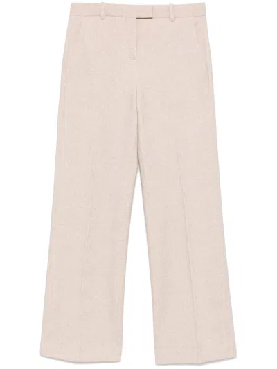Circolo 1901 Cotton Trousers In Neutral