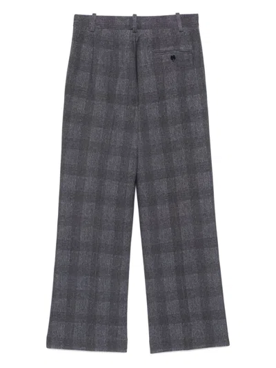 Circolo 1901 Cotton Trousers In Gray