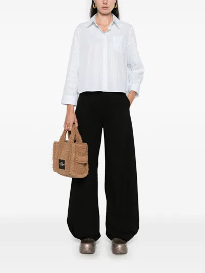 Loewe Cotton Trousers In Black