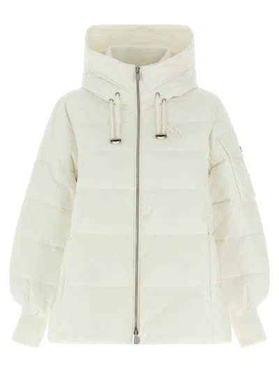 Pinko Crusca Puffer Jackets White In Multi