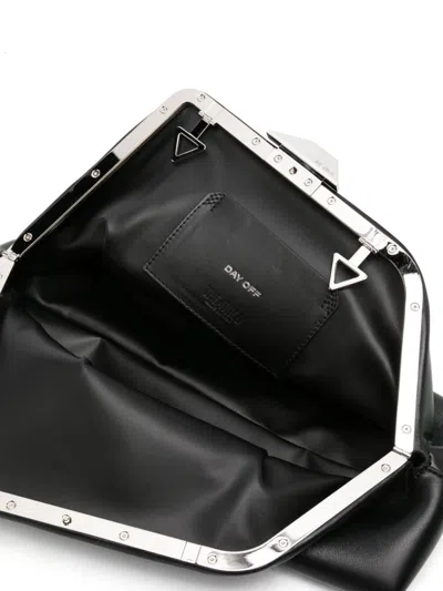 Attico Day Off Leather Shoulder Bag