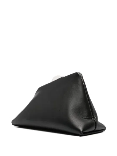 Attico Day Off Leather Shoulder Bag