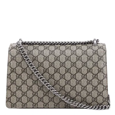 Gucci Dionysus Gg Supreme Fabric And Suede Shoulder Bag
