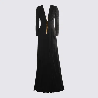 Elisabetta Franchi Black Dress In Black
