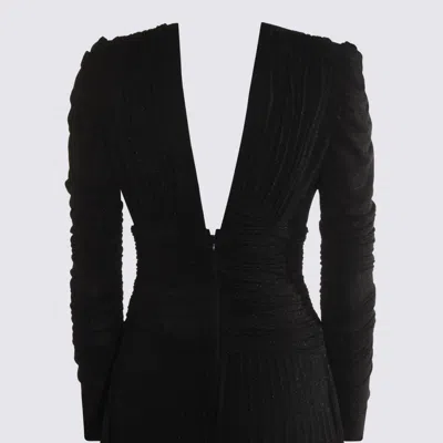 Elisabetta Franchi Black Dress In Black