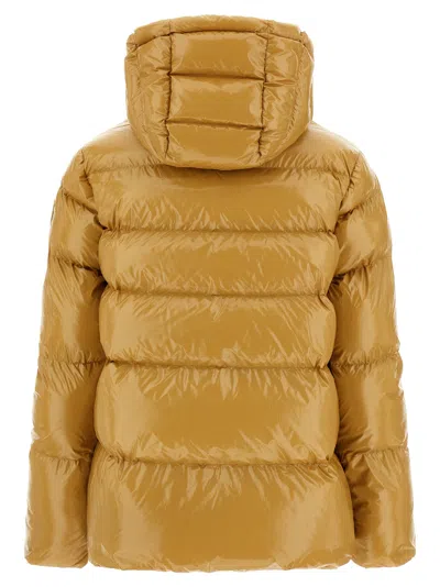 Pinko Eleodoro Down Jacket In Yellow