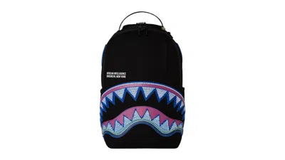 Pre-owned Sprayground X Sandflower A.i. African Intelligence Born And Raised Backpack In Multi