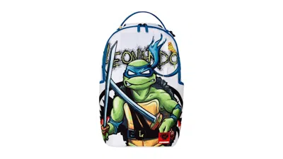 Pre-owned Sprayground Teenage Mutant Ninja Turtles Leonardo Katana Code Dlxr Backpack In Multi