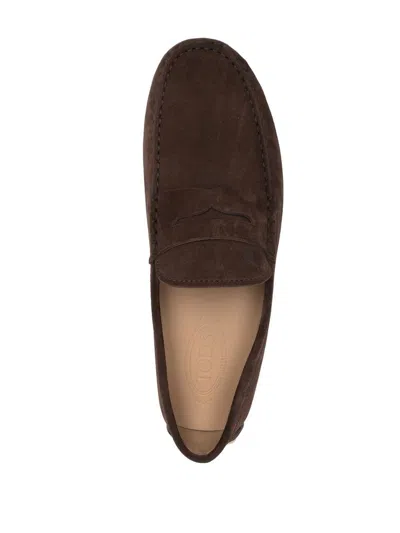 Tod's Gommino Moccasins In Suede