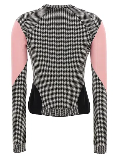 Alexander Mcqueen Houndstooth Sweater Sweaters And Cardigans Multicolor In Multi
