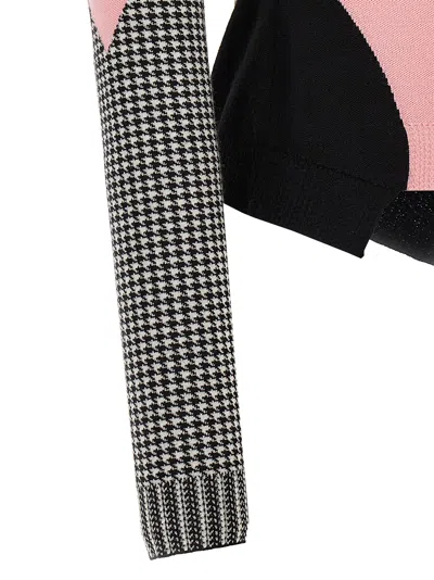 Alexander Mcqueen Houndstooth Sweater Sweaters And Cardigans Multicolor In Multi
