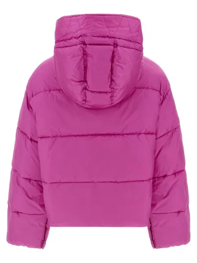 Pinko Impasto Puffer Jackets Purple In Pink