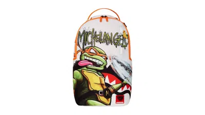 Pre-owned Sprayground Teenage Mutant Ninja Turtles Mikey Party Dlxr Backpack In Multi