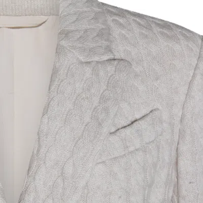 Brunello Cucinelli Jackets Madre Perla In Gray