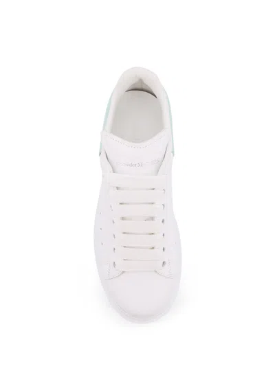 Alexander Mcqueen Leather Sneakers With Thick Sole And Perforated Design