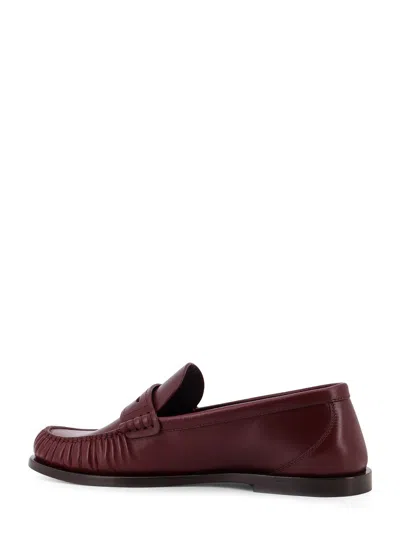Saint Laurent Laurent 05 Moc Leather Loafers