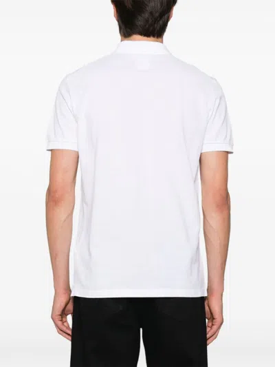 Dsquared2 Logo Cotton Polo Shirt In White