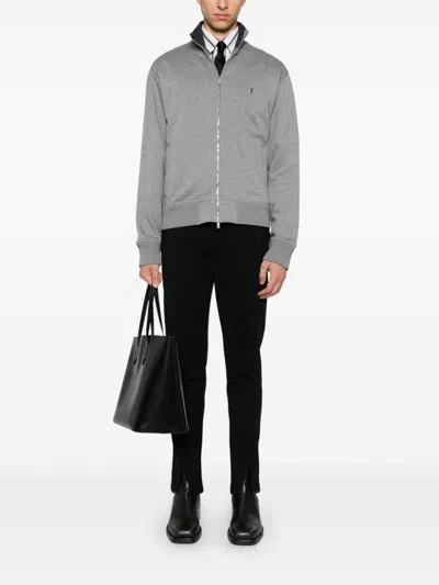 Givenchy 4g-plaque Zip-up Sport Jacket In Gray