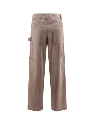 Golden Goose Marley Virgin Wool Blend Trousers In Pink