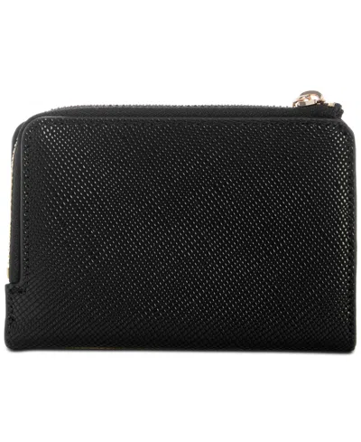 Guess Laurel Ii Zip Around Card Case In Black
