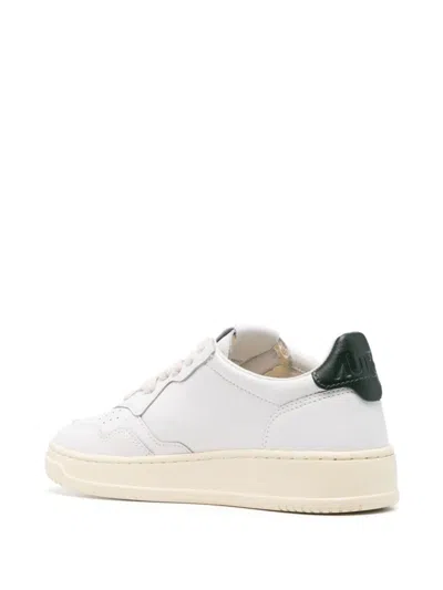Autry Leather Sneakers With Back Contrasting Patch