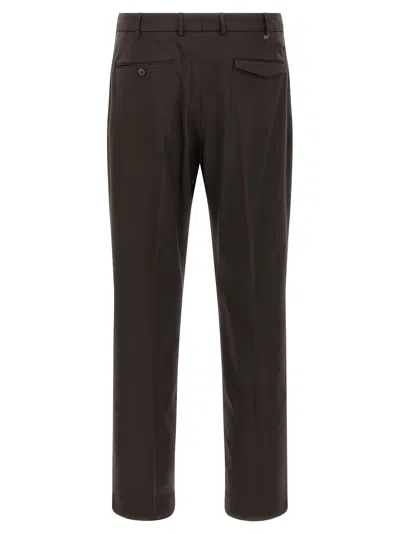 Pt Torino Michael Tailored Trousers In Black