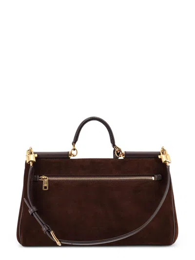Dolce & Gabbana My Sicily Suede Shoulder Bag
