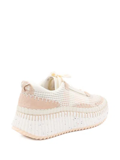 Chloé Nama Mesh Platform Sneakers