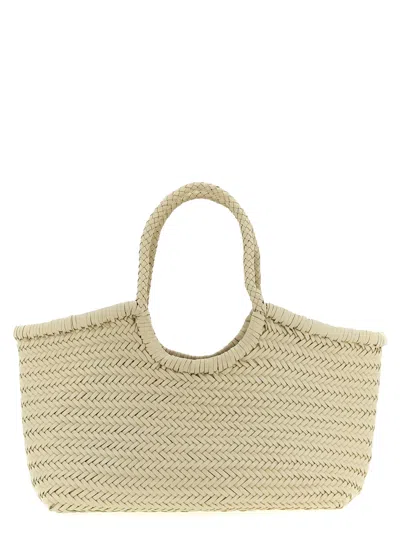 Dragon Diffusion Large Woven Shoulder Bag With Dual Handles