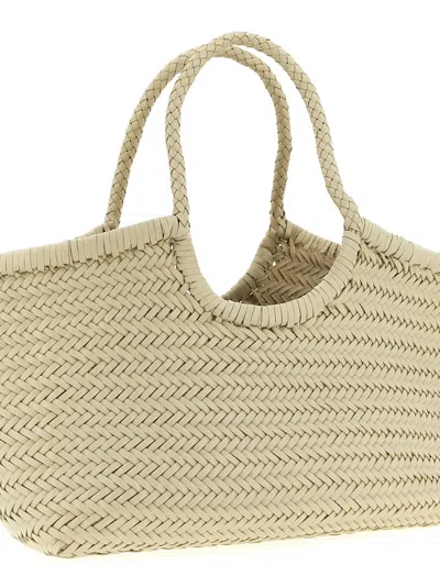 Dragon Diffusion Large Woven Shoulder Bag With Dual Handles