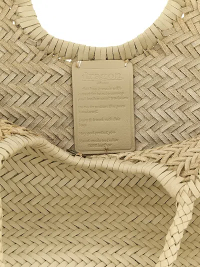 Dragon Diffusion Large Woven Shoulder Bag With Dual Handles