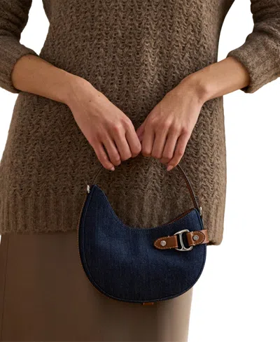 Ralph Lauren Tasha Small Denim Crossbody Bag